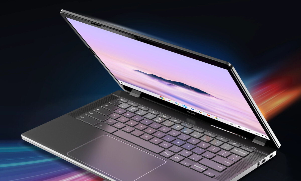 Laptop ACER Chromebook Plus 514 14 IPS R5-7520C 8GB RAM 256GB SSD ChromeOS pamięć RAM dysk SSD pojemność