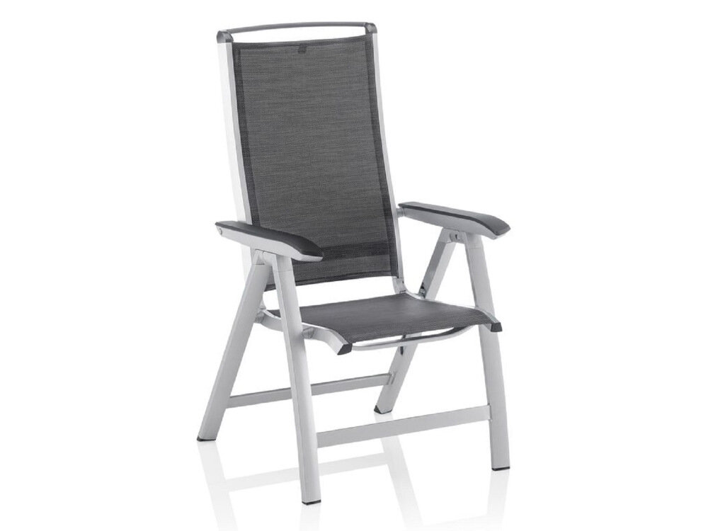 Krzesło ogrodowe KETTLER Forma II 0104701-0600 Srebrny wielopozycyjny estetyczny solidne wykonanie niezrownany komfort z wysokiej jakosci aluminium