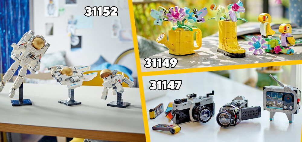 KLOCKI LEGO CREATOR 3IN1 CZERWONY SMOK 31145 zestawy łączenie