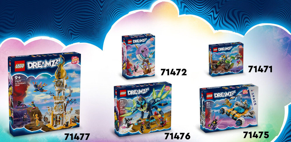 KLOCKI LEGO DREAMZZZ ZOEY I SOWOKOT ZIAN 71476 łączenie zestawów