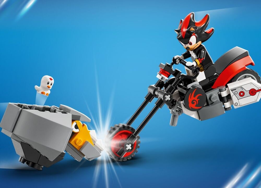 LEGO 76995 Sonic the Hedgehog Shadow the Hedgehog — ucieczka   klocki elementy zabawa łączenie figurki akcesoria figurka zestaw  