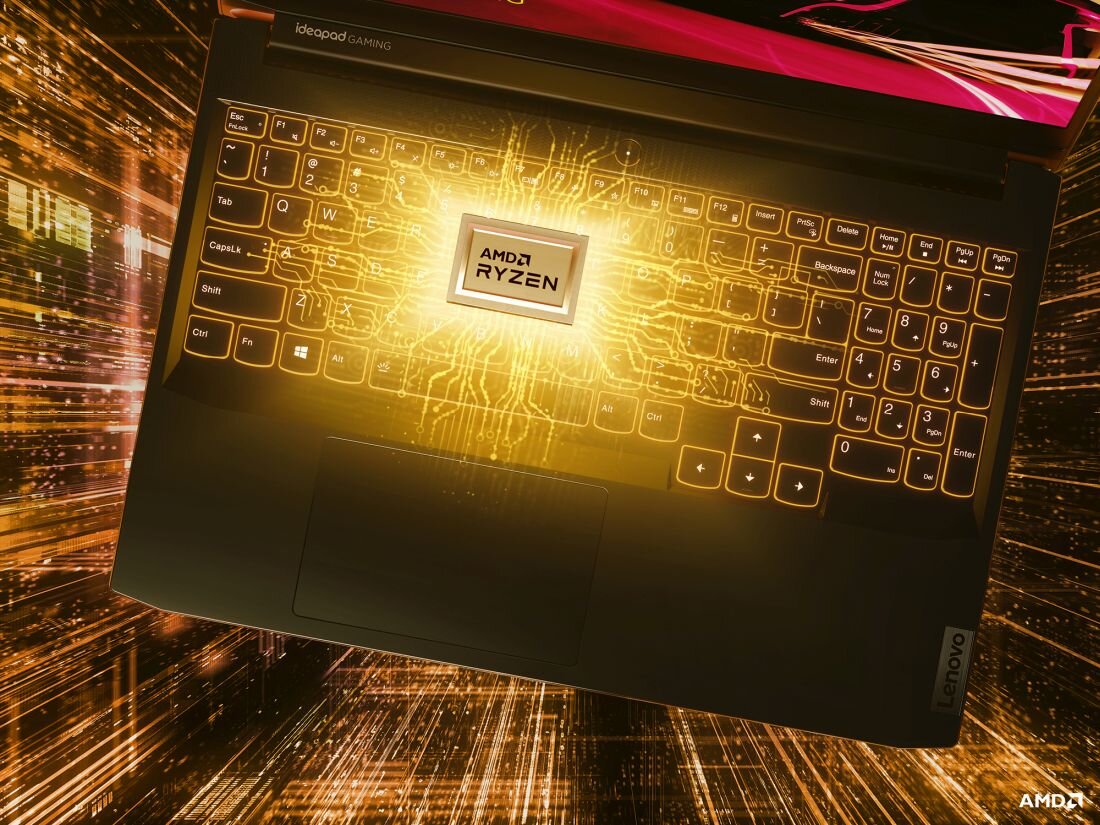 Laptop LENOVO IdeaPad Gaming 3 - AMD Ryzen 5 Nvidia SSD PCIe NVMe 4.0 x4 RAM DDR4 