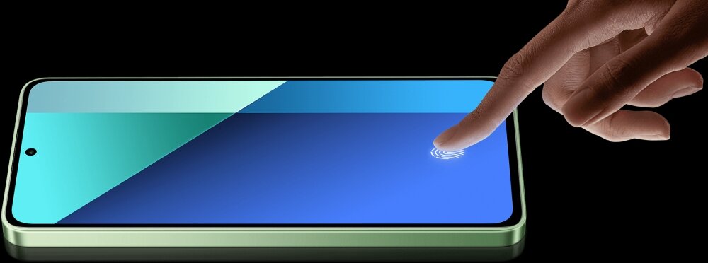 Smartfon XIAOMI Redmi Note 13  ekran bateria aparat procesor ram pamięć pojemność rozdzielczość zdjęcia filmy opis dane cechy blokady system łączność wifi bluetooth obudowa szkło odporność porty muzyka transfer sieć przekątna matryca waga czujniki oled amoled ips