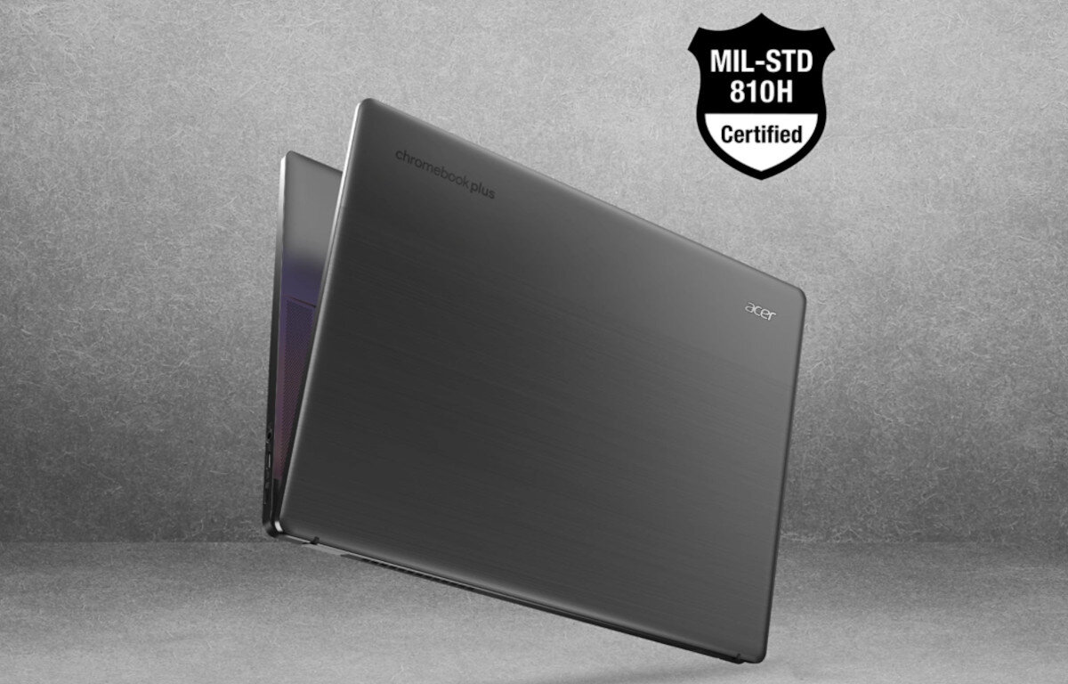 Laptop ACER Chromebook Plus 514 - MIL-STD-810H wymiary waga konstrukcja wytrzymałość trwałość