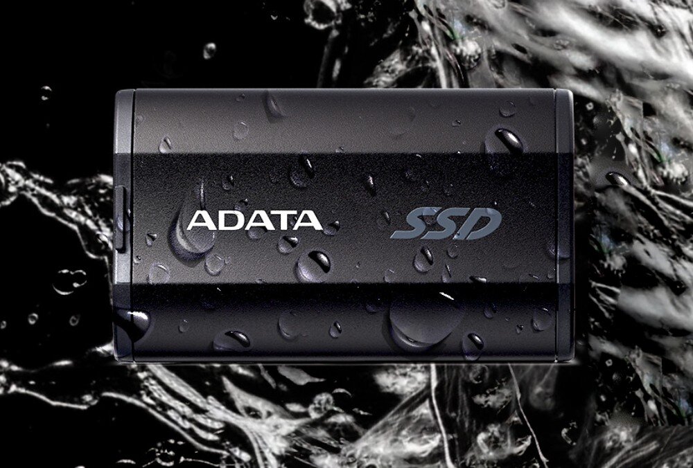 Dysk ADATA SD810 1TB SSD Czarny wytrzymałość szczelność wodoodporność