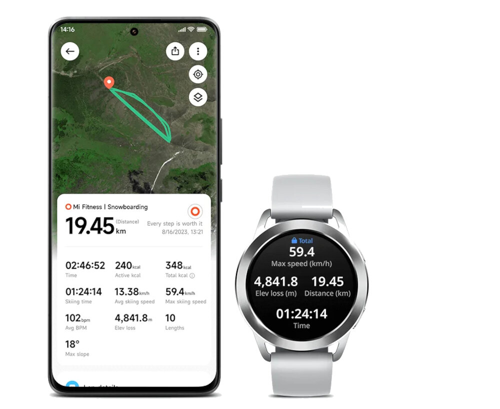Smartwatch XIAOMI Watch S3 ekran bateria czujniki zdrowie sport pasek ładowanie pojemność rozdzielczość łączność sterowanie krew puls rozmowy smartfon aplikacja sport tryby