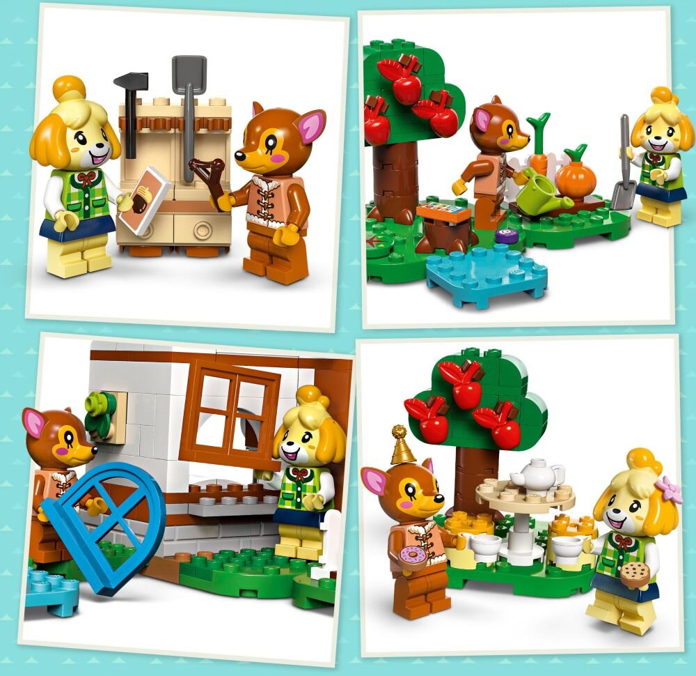 LEGO 77049 Animal Crossing Odwiedziny Isabelle   zabawa  