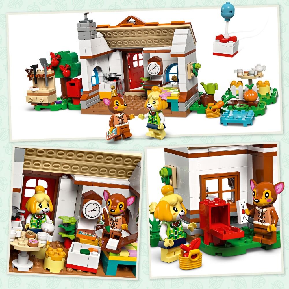 LEGO 77049 Animal Crossing Odwiedziny Isabelle  akcesoria  