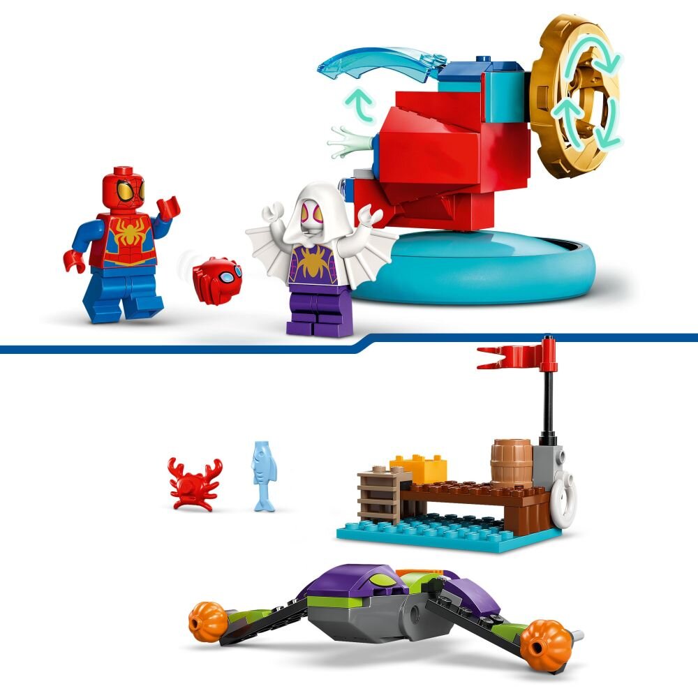 LEGO 10793 Marvel Spider-Man Spidey kontra Zielony Goblin   klocki elementy zabawa łączenie figurki akcesoria figurka zestaw  