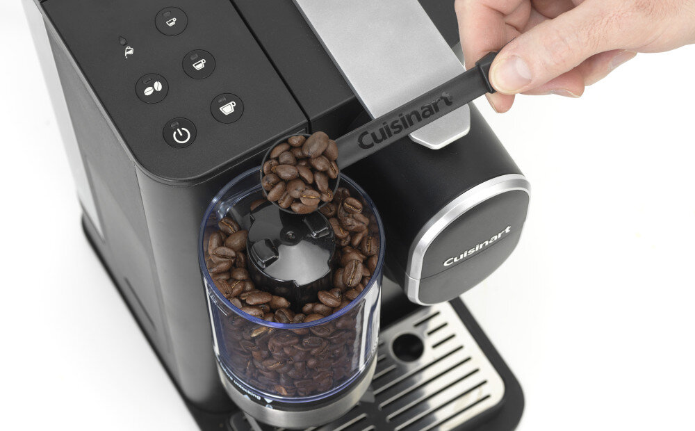 Ekspres CUISINART DGB2E pojemnik kawa pojemność świeżość intensywna aromatyczna HomeBarista™ koszyczek filtrujacy napoj aromat 