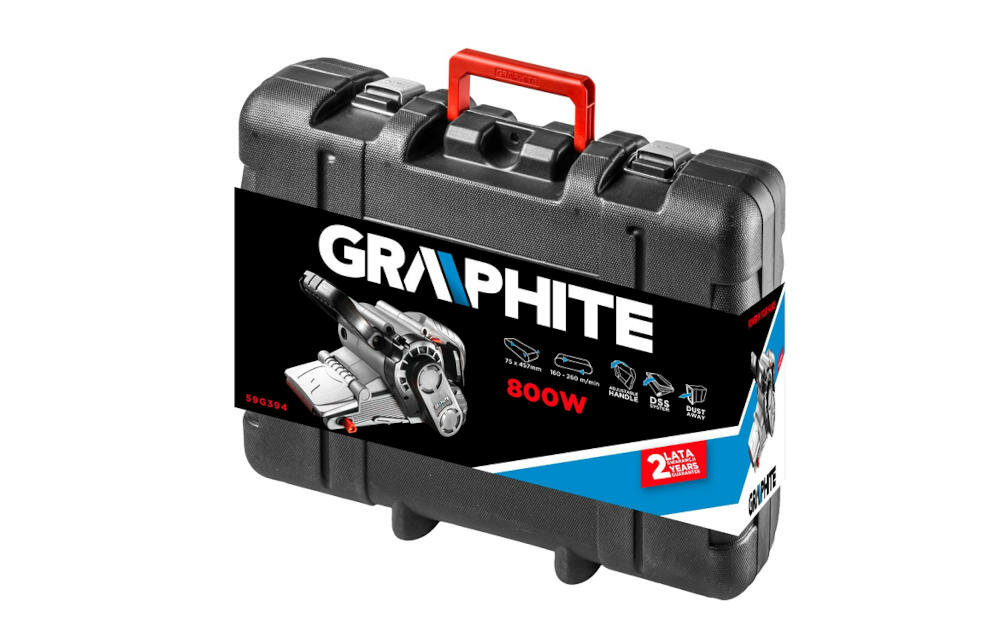 GRAPHITE-59G394 wygodna walizka rączka ochrona transport