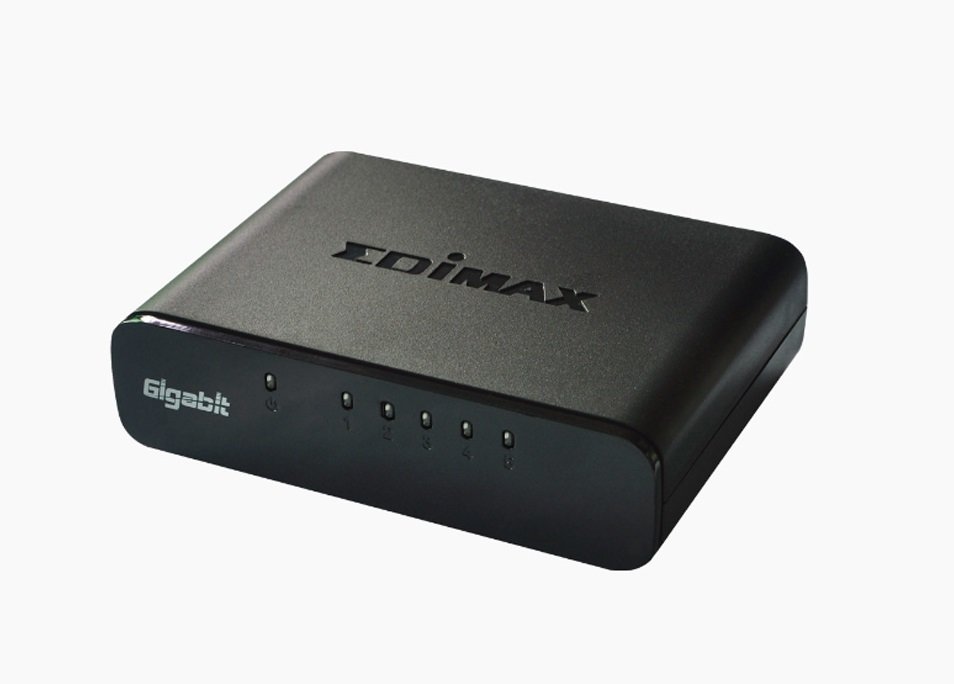 Switch EDIMAX ES-5500G v3 zasilany sieciowo wydajny switch