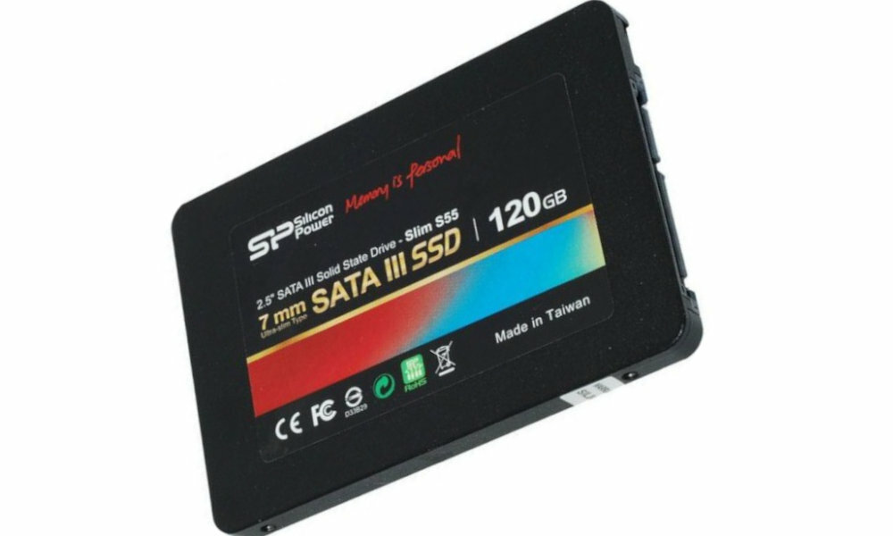 SILICON POWER Slim S55 120GB SSD front