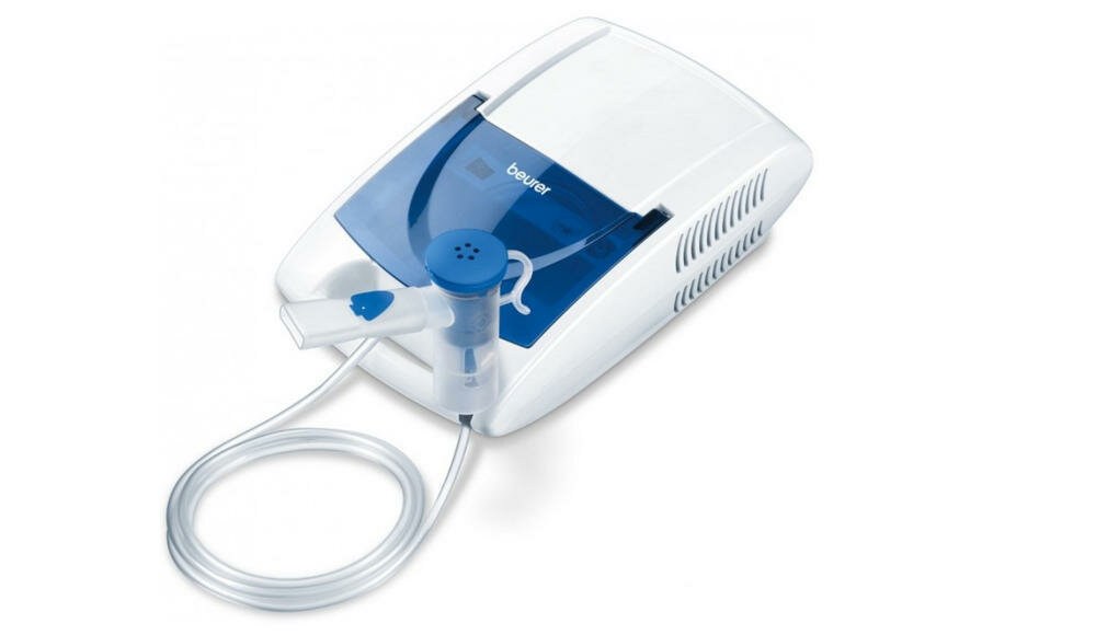 BEURER-IH-21 inhalator nebulizator pneumatyczny produkt medyczny wygodne urzązenie oddychanie sprężone powietrze leczenie chorób dróg oddechowych zabieg dorosły dziecko