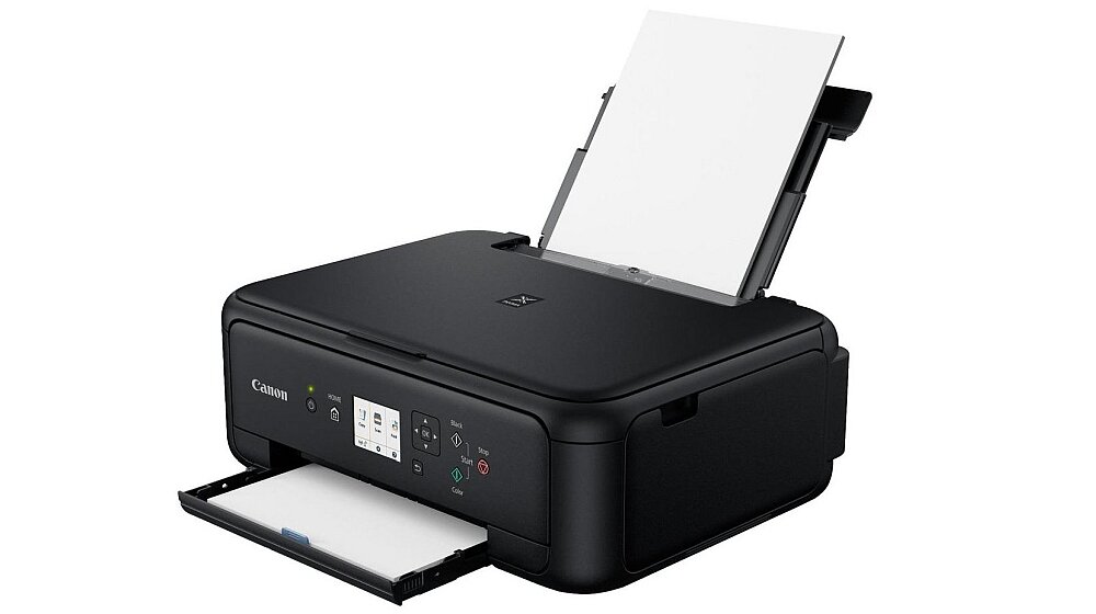 Urządzenie CANON Pixma TS5150 skanowanie drukowanie tusz wymiana obsługa kasety zdjęcia 