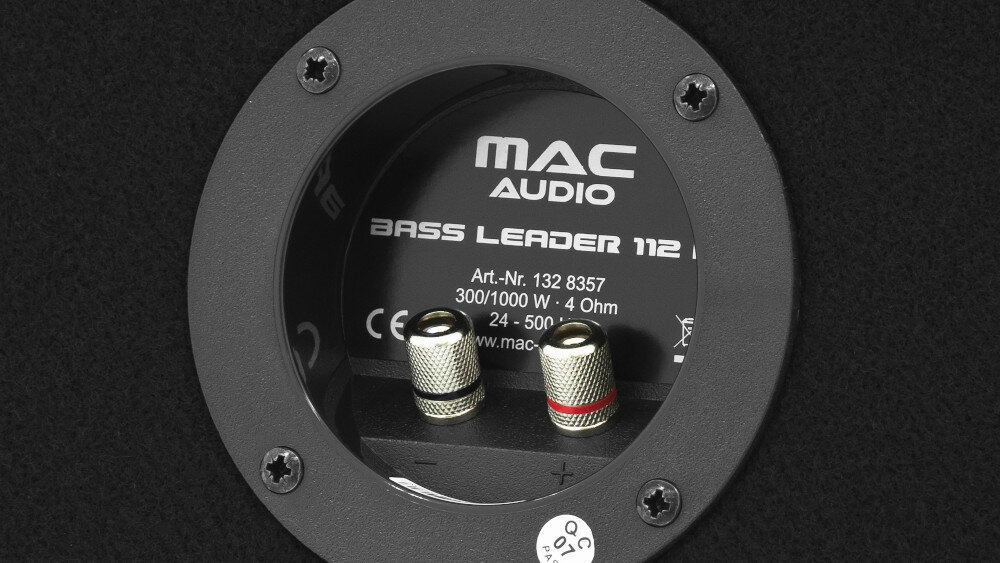 Skrzynia basowa MAC AUDIO Bassleader 112 R  - wykonanie