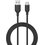 Kabel USB - USB-C DEVIA Jelly 2.4A 1.2 m Czarny