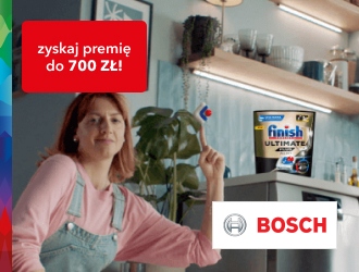 Promocja zmywarek marki Bosch - zyskaj premię...