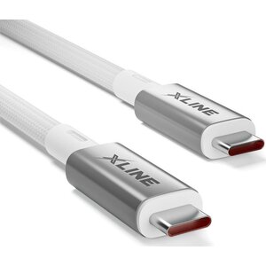 Kabel USB-C - USB-C XLINE 240W 8K 1 m Biały