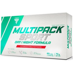 Kompleks witamin i minerałów TREC NUTRITION Multipack Sport Day Night Formuła (60 kapsułek)
