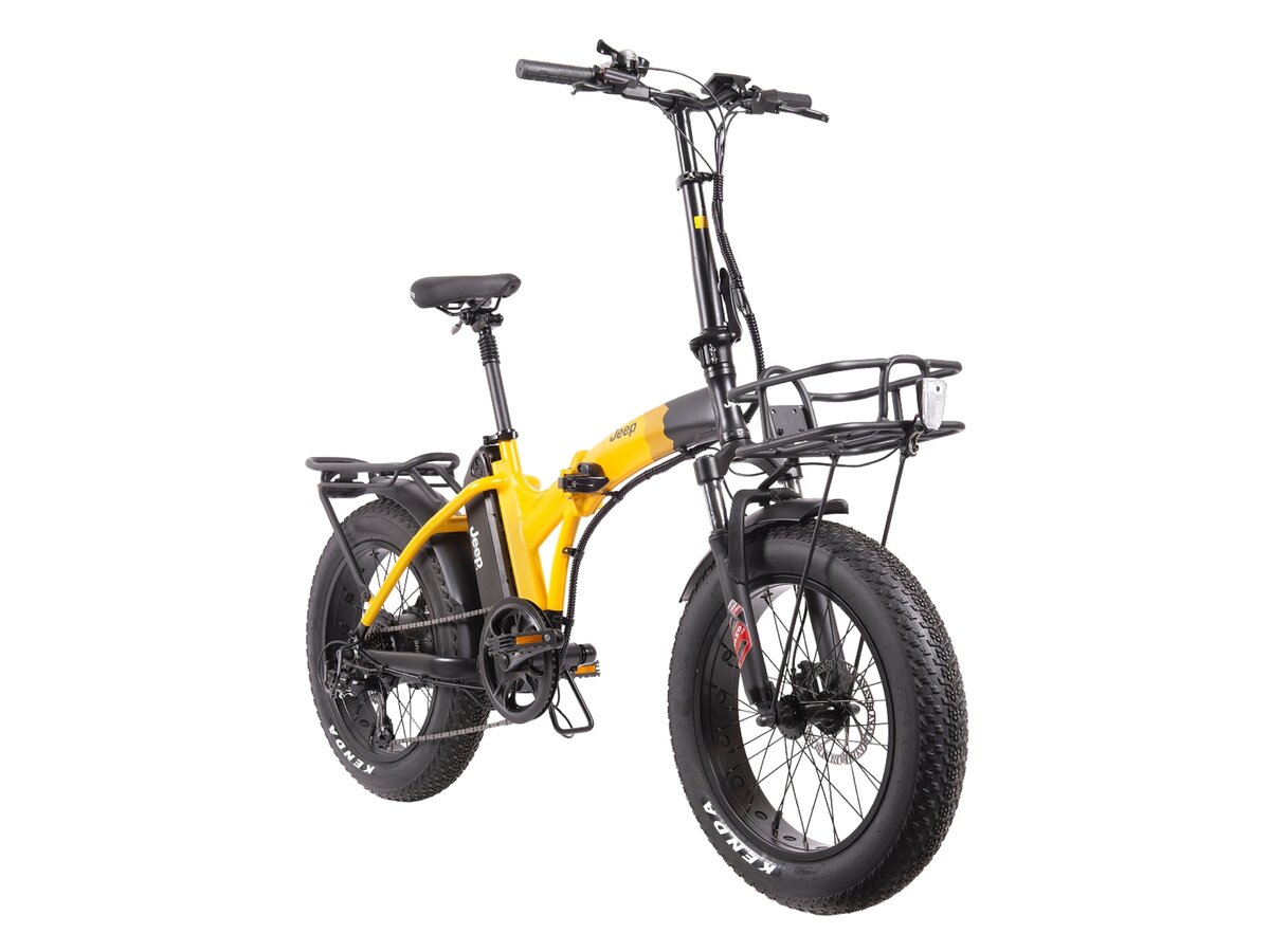 Rower elektryczny JEEP Sonoran U16 20 cali Czarnozłoty cena, opinie