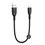 Kabel USB - Micro USB XO NB247 6A 0.25 m Czarny