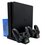 Podstawka chłodząco - ładująca FROGGIEX do PS4 Czarny