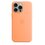 Etui APPLE Silicone Case MagSafe do iPhone 15 Pro Max Pomarańczowy sorbet