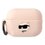 Etui na słuchawki KARL LAGERFELD Silicone Choupette Head 3D do Apple AirPods Pro 2 Różowy