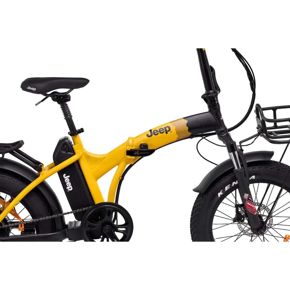 Rower elektryczny JEEP Sonoran U16 20 cali Czarnozłoty cena, opinie, dane techniczne sklep