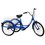 Rower trójkołowy ENERO 1036939 1B 24 cale damski Niebieski