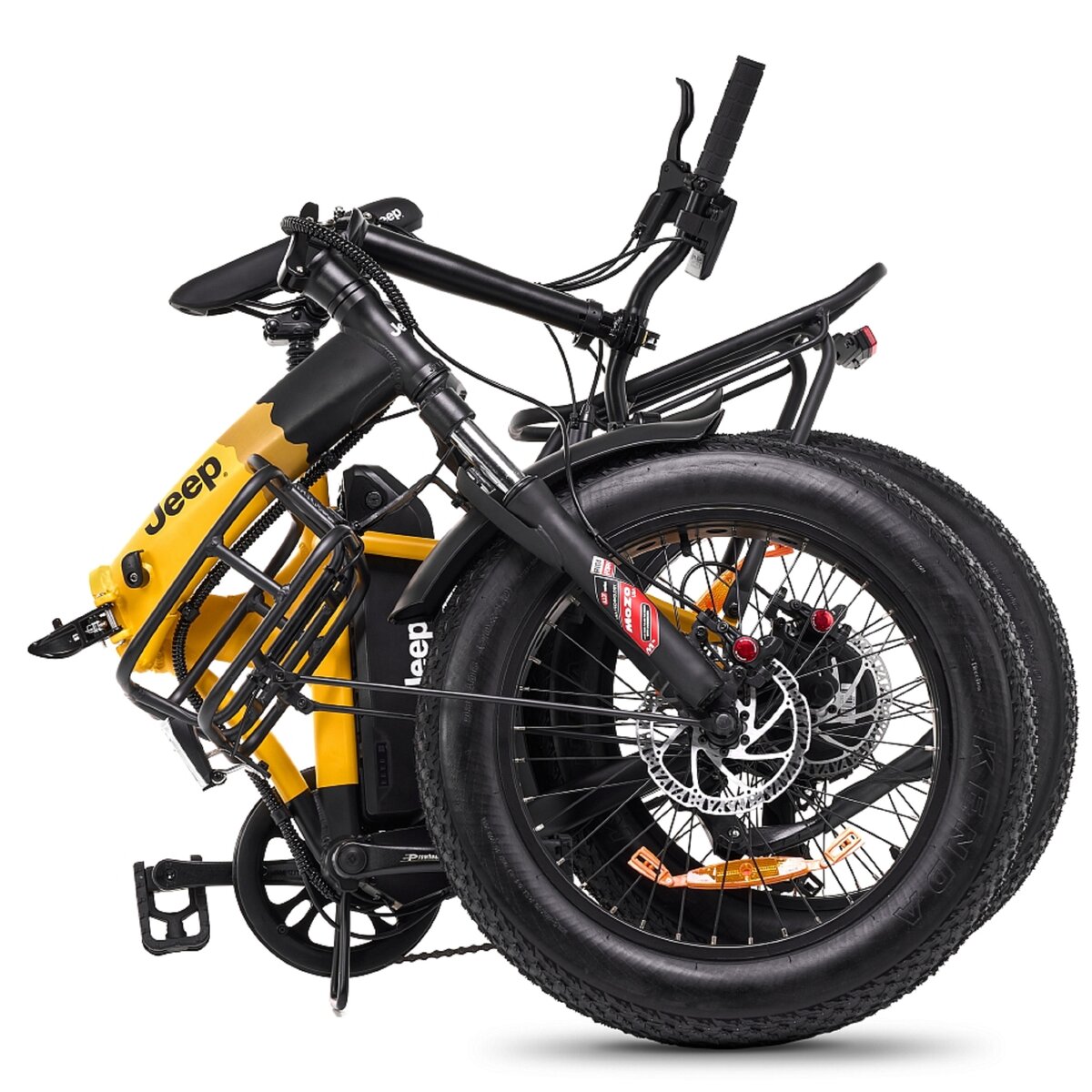Rower elektryczny JEEP Sonoran U16 20 cali Czarnozłoty cena, opinie