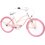 Rower miejski PLUMBIKE La Donna Kim 7B 26 cali damski Różowy