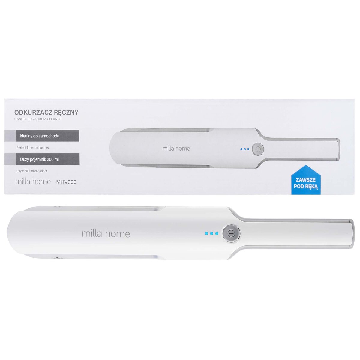Odkurzacz ręczny MILLA HOME MHV300 cena, opinie, dane techniczne