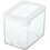 Pojemnik plastikowy GASTROMAX Dry Food 0.8 L Przezroczysto-biały