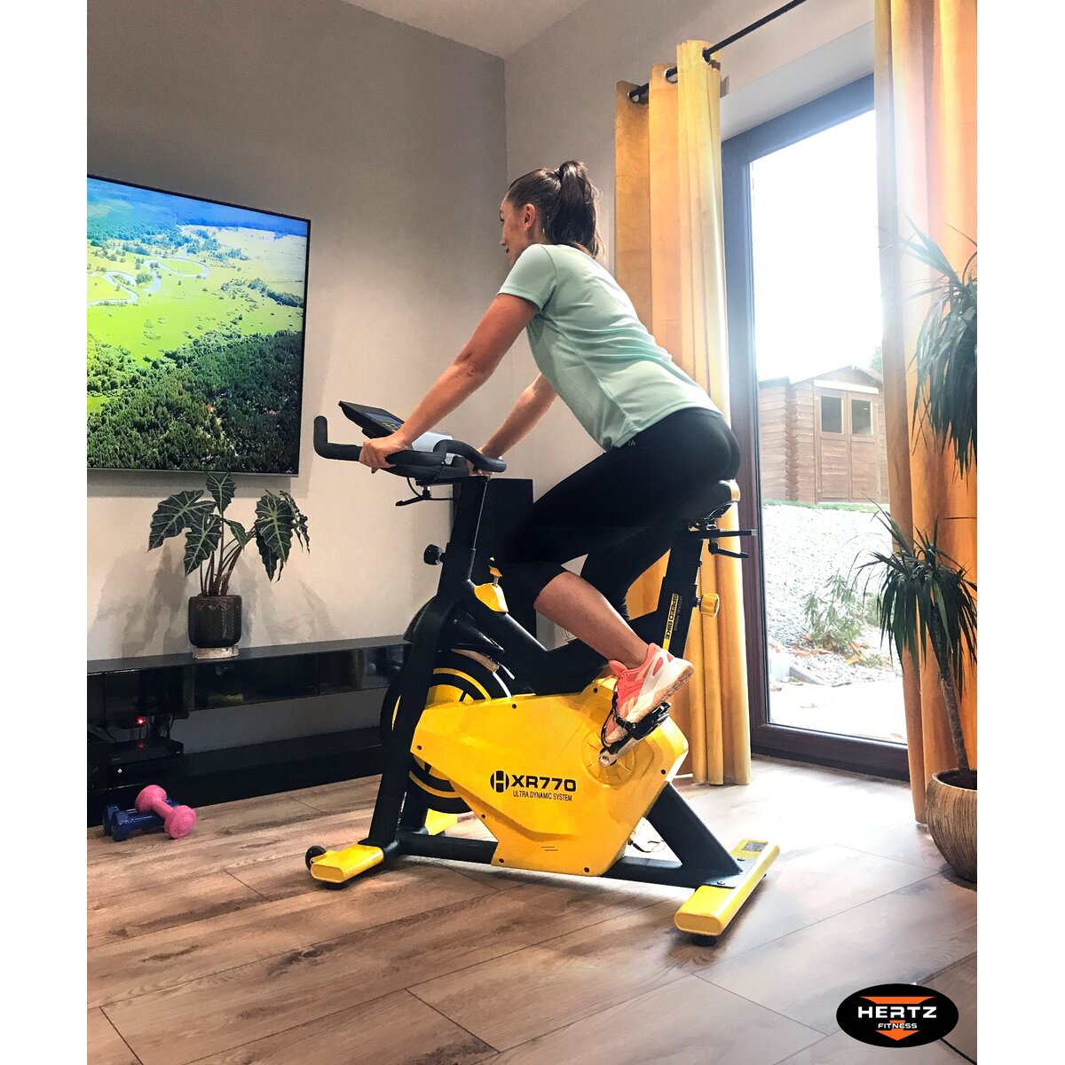 Rower spinningowy HERTZ FITNESS XR770 Pro cena, opinie, dane