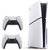 Konsola SONY PlayStation 5 Slim + 2 Kontrolery SONY DualSense Biały