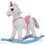 Koń na biegunach MILLY MALLY Łatek Unicorn Biało-różowy