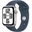 APPLE Watch SE 2gen GPS 44mm koperta z aluminium (srebrny) + pasek sportowy rozmiar S/M (zimowy błękit)