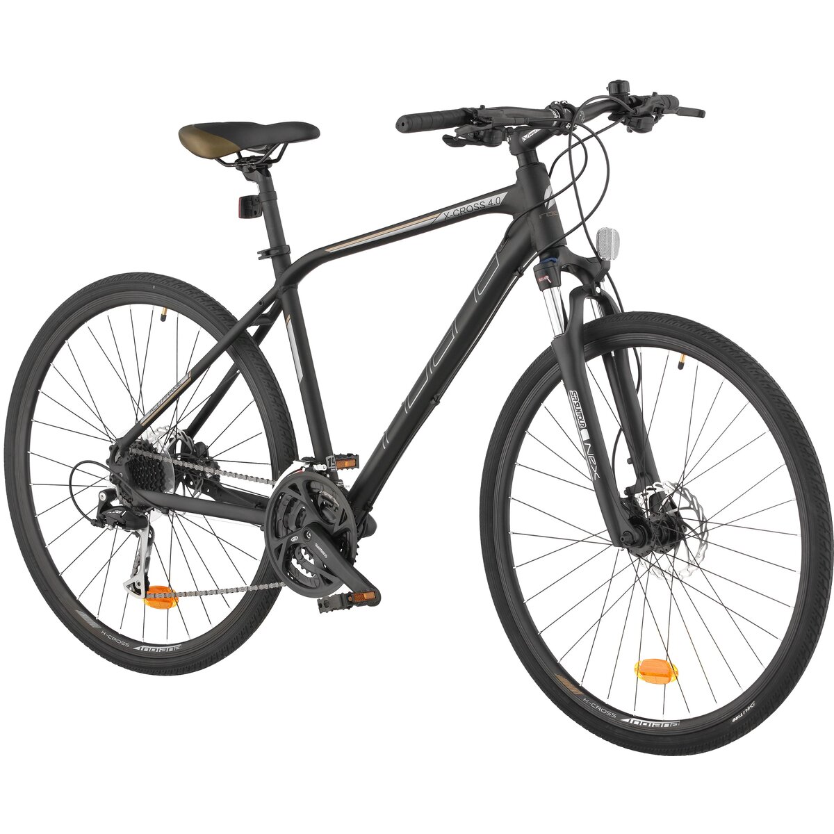 Rower crossowy INDIANA XCross 4.0 M21 męski Czarny cena, opinie, dane