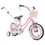 Rower dziecięcy SUN BABY Heart Bike 12 cali dla dziewczynki Różowy