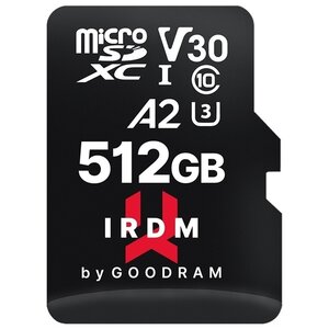 Karta pamięci GOODRAM IRDM microSDXC 512GB + Adapter
