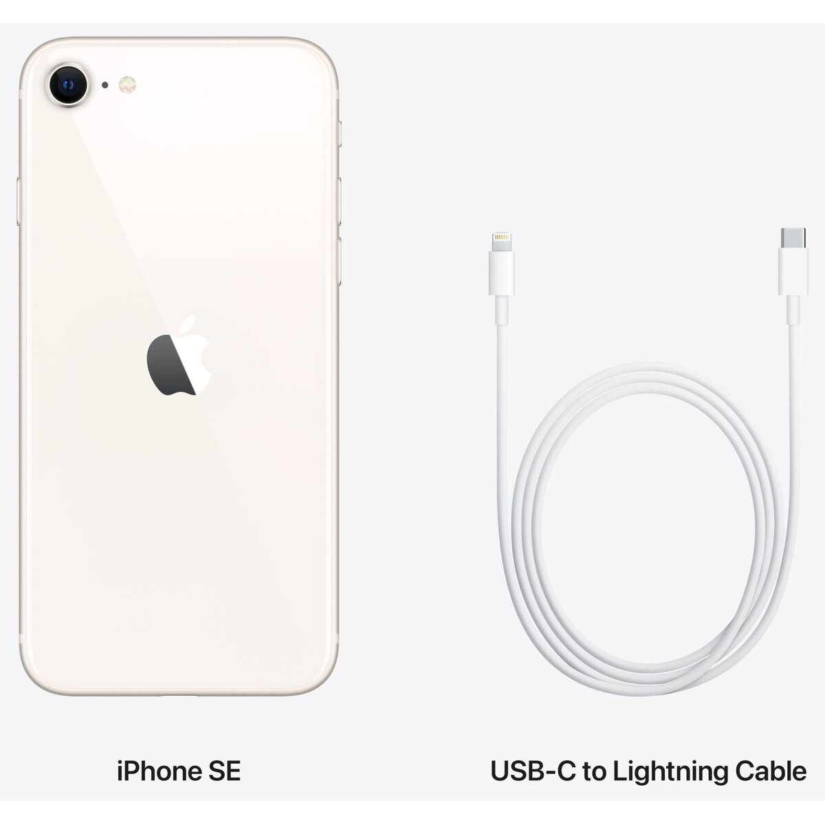 Smartfon APPLE iPhone SE 2022 64GB 5G Księżycowa poświata MMXG3PM/A