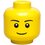 Pojemnik na LEGO mini głowa Chłopiec Żółty 40331724