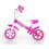 Rowerek biegowy MILLY MALLY Dragon Różowo-biały z hamulcem