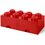 Pojemnik na LEGO z szufladkami Brick 8 Czerwony 40061730