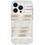 Etui CASE-MATE Pearl Stripes MagSafe do Apple iPhone 14 Pro Szaro-złoty