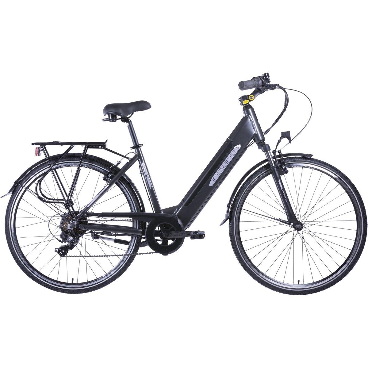 Rower elektryczny INDIANA E-Motive D18 28 cali damski Szary cena ...