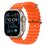 APPLE Watch Ultra 2 GPS + Cellular 49mm koperta tytanowa + opaska Ocean (pomarańczowy)