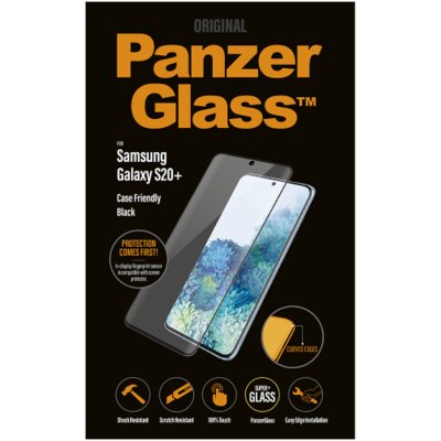Szkło hartowane PANZERGLASS do Samsung Galaxy S20+ Czarny